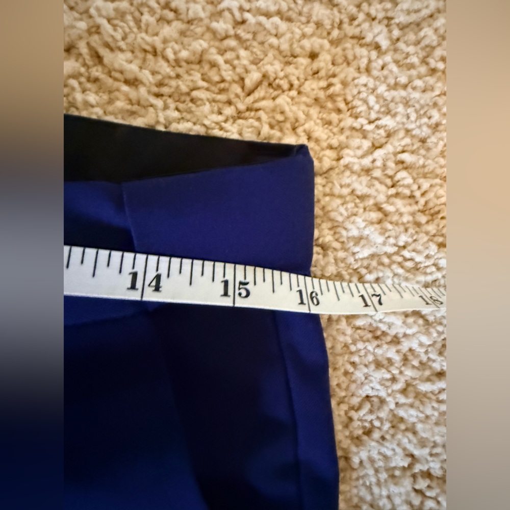 Men's Royal Blue Dress Vest and Trousers Set - Picture 6 of 9
